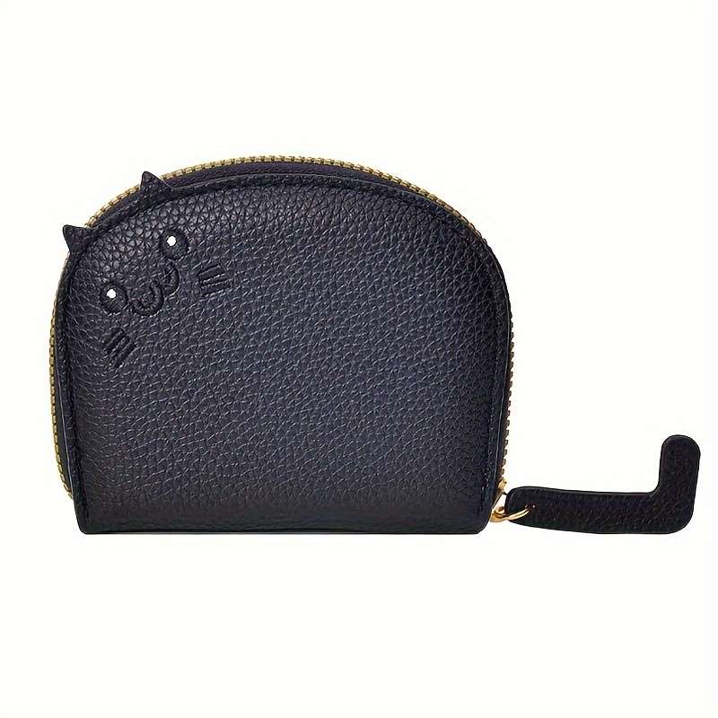 1pc Cat Card Holder for Women 2024 New Compact Internet Celebrity Cute Multi-Card Holder Advanced C