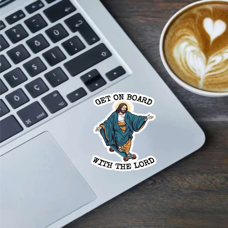 1pc Jesus Christian Themed Stickers