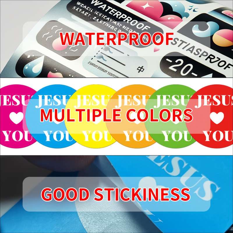 600pcs Jesus Christian Themed Stickers