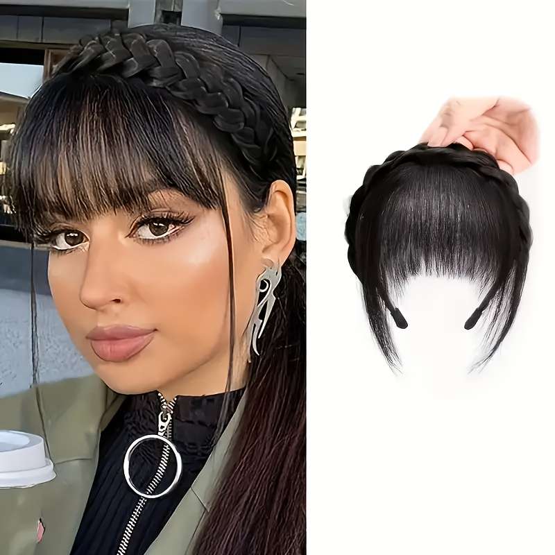 1Pc Black 15.24cm Fashion Design Wig