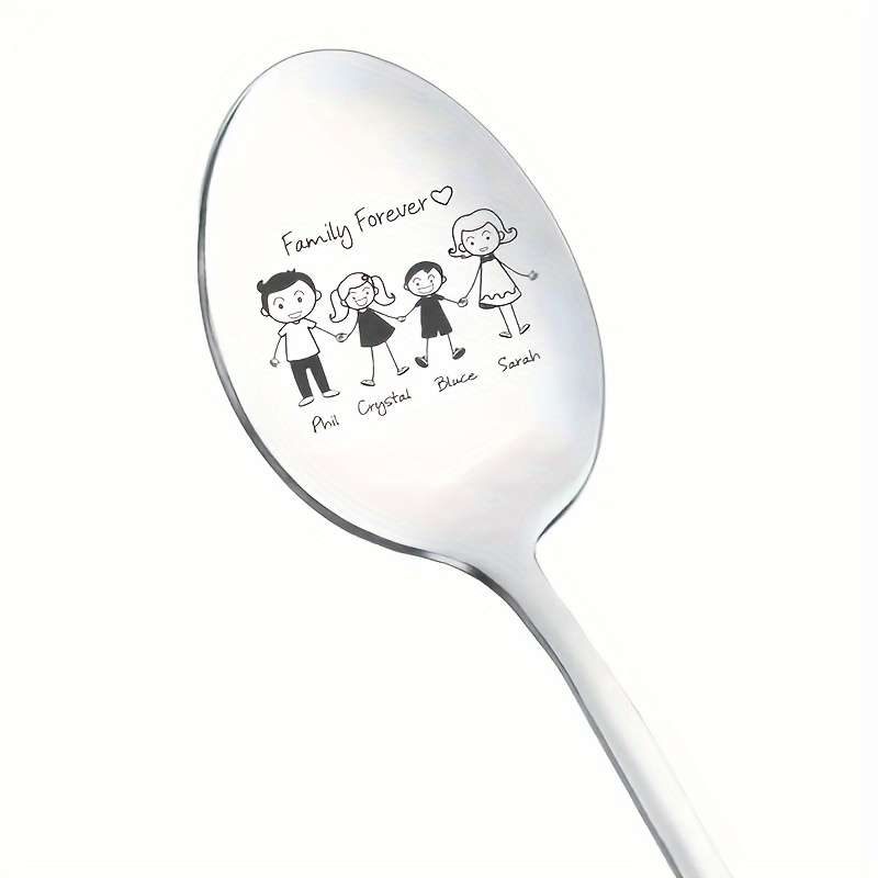 1pcStainless Steel Spoon Upgrade Thickened New Spoon Mirror Polished Stainless Steel Spoon Lo