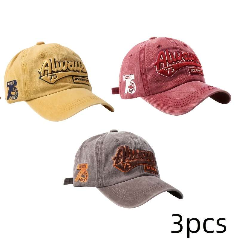 Hat 3Pcs Yellow Add Coffee Add Wine Red