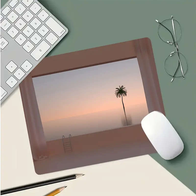 1pc 21x26cm Gaming Mouse Pad Non-Slip Wear-Resistant Mouse Pad