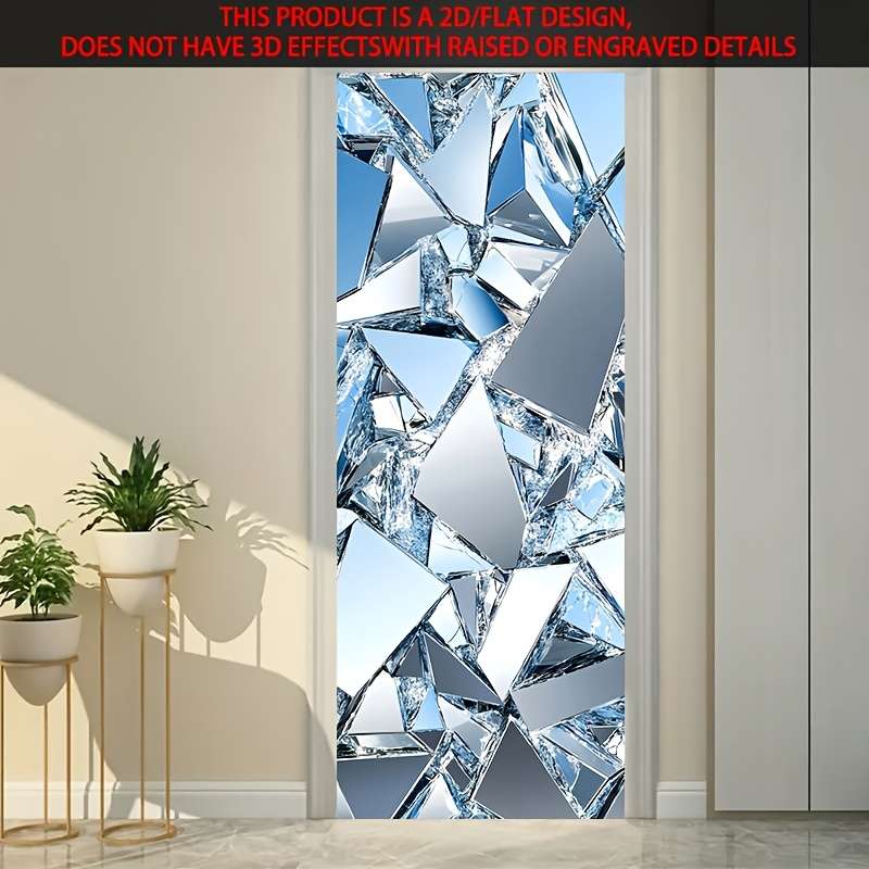 1Pc 77x200cm Door Window Sticker