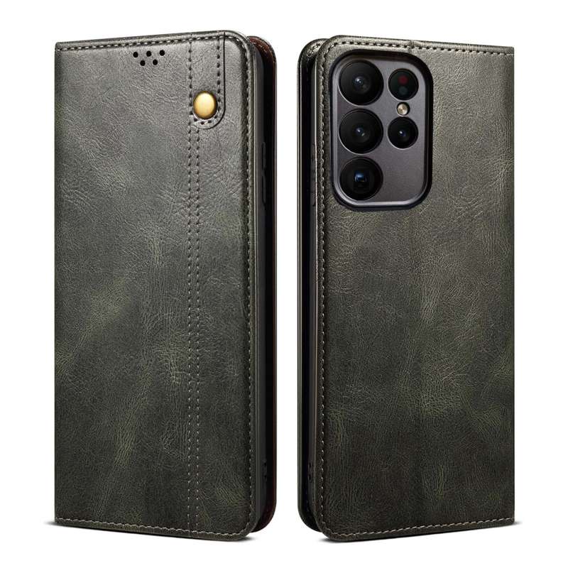 1pc Dark Green For Samsung Galaxy S22 Ultra 5G Phone Cases