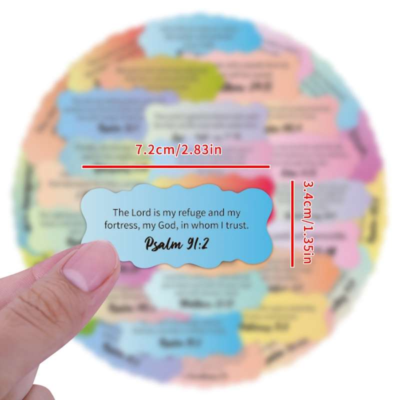 60pcs Jesus Christian Themed Stickers