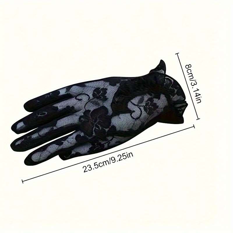 1 Pair Flesh Elegant Lace Gloves