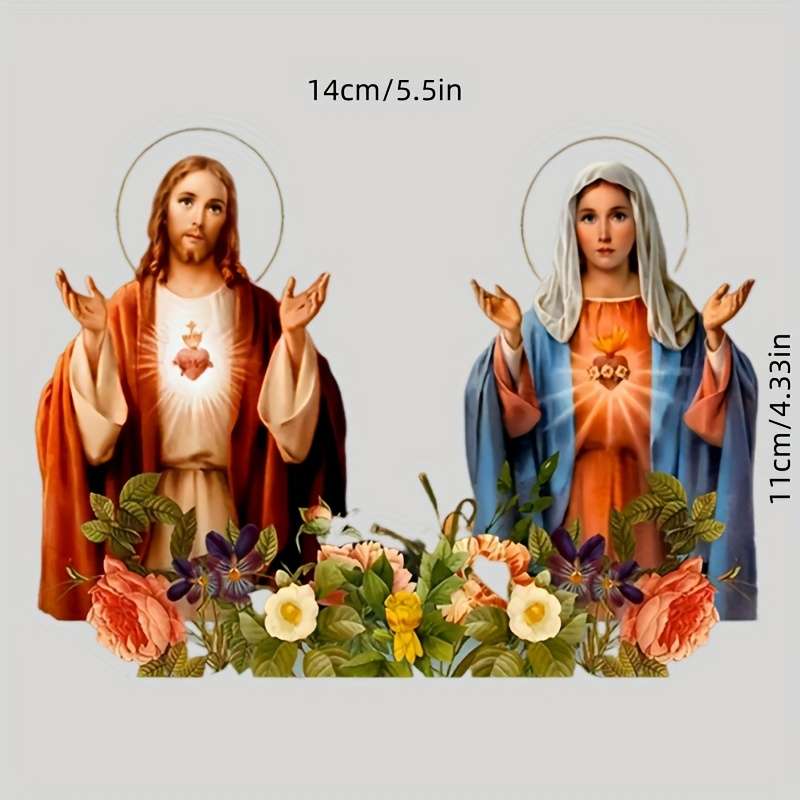 1pc Jesus Christian Themed Stickers