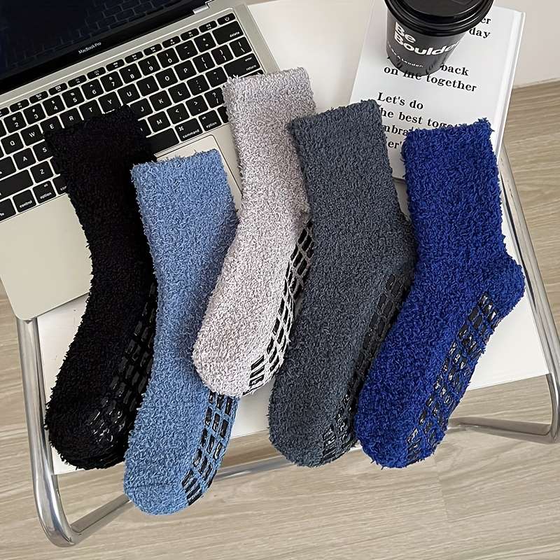 5 Pairs Mixed Color One Size High Elastic Socks
