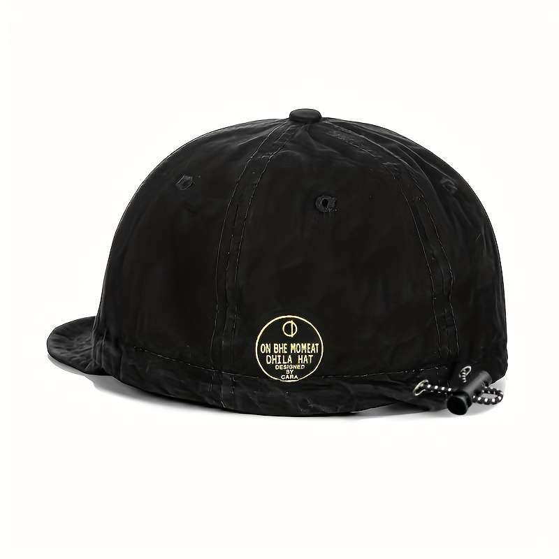 1pc Vintage American Style Baseball Cap Lightweight Adjustable Drawstring Soft Top Curved
