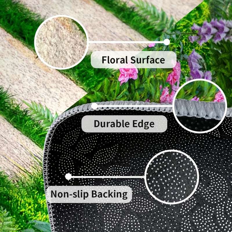 1Pc TEDAD6189 100x160cm 39x63inch Floor Mat