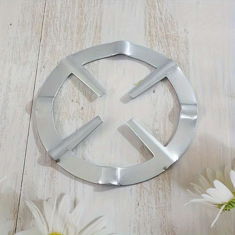 1pc WIEZ Stainless Steel Coffee Pot Holder Versatile Mocha Espresso Machine Stand for Gas Stove