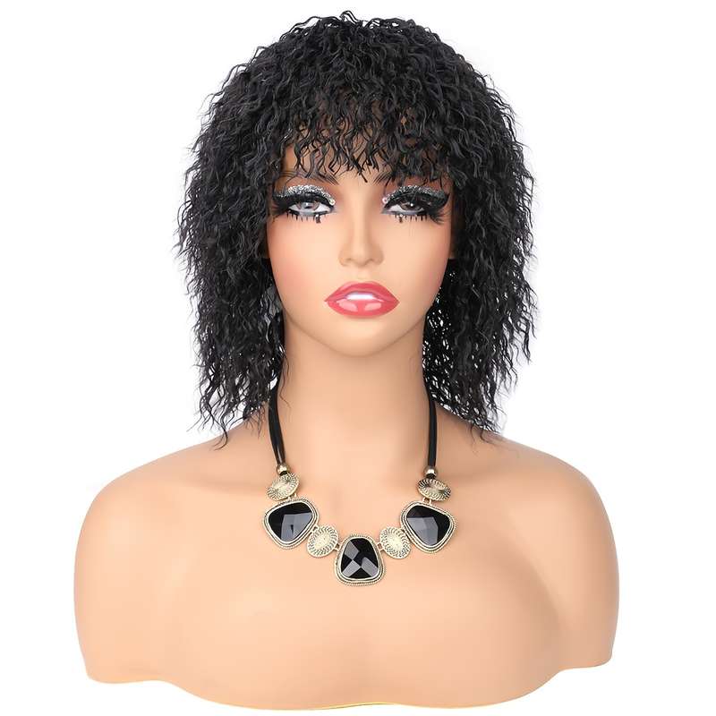 1Pc Light Brown 30.48cm Fashion Design Wig