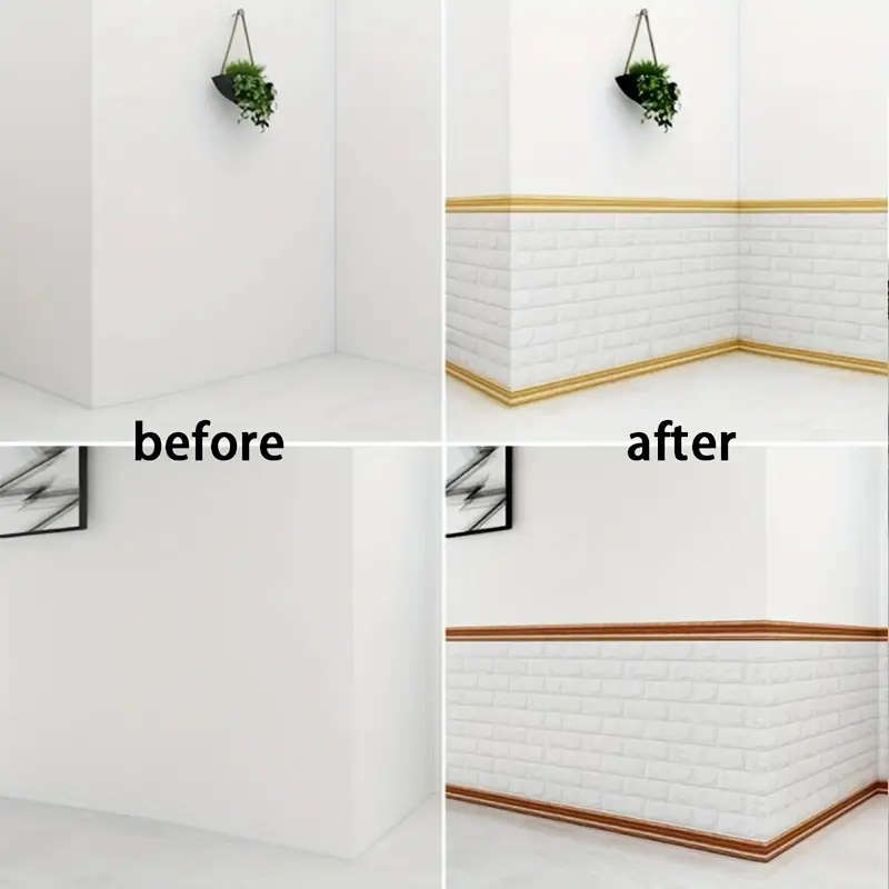 3D Self-Adhesive Waterproof Wall Sticker Roll
