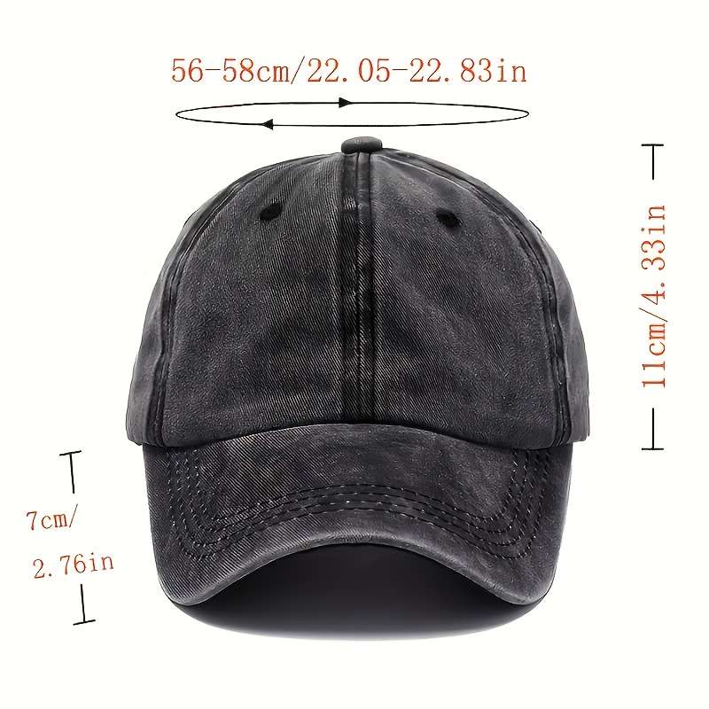 1pc Single Pack SNAP-ON Embroidered Baseball Cap 100% Viscose Fiber Hand Washable Casual Outdoor