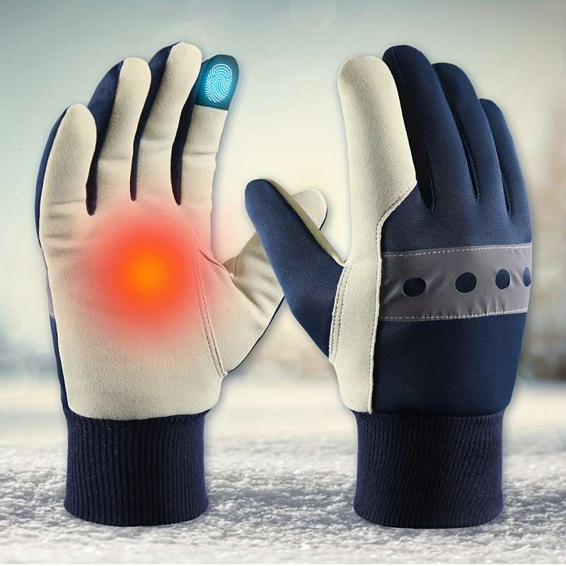 1 Pair Size M Warm Gloves