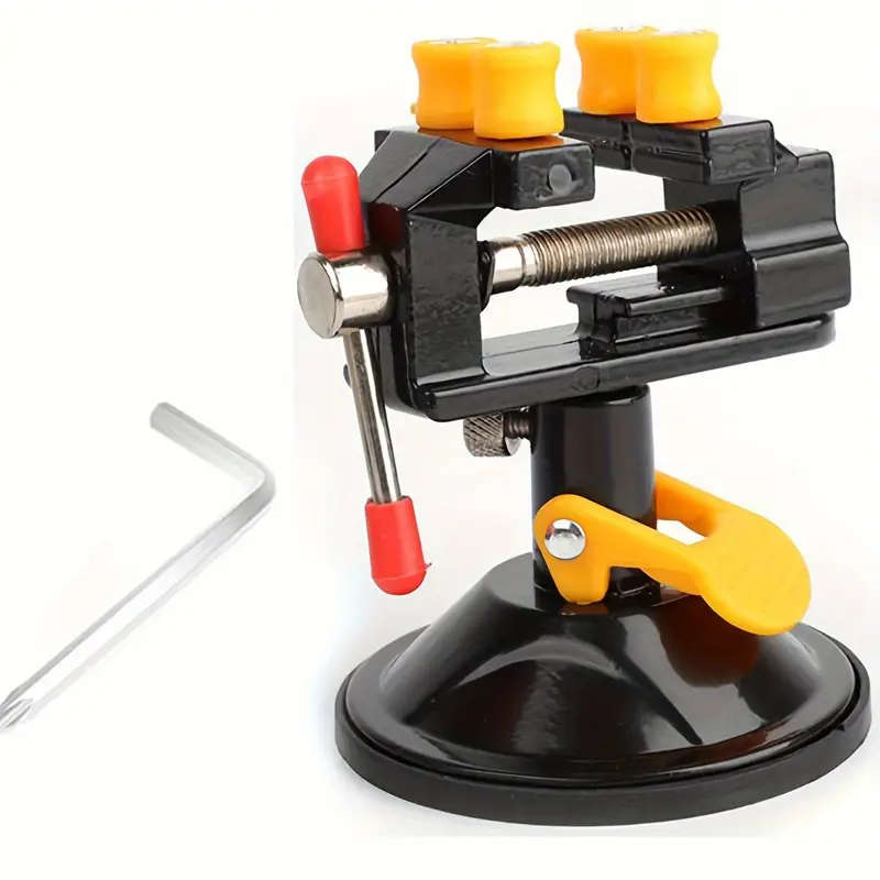 1pc Mini Table Vise Clamp 360 Suction Vice Clamp Drill Press Vise Table Bench Vice Craft Vise DIY