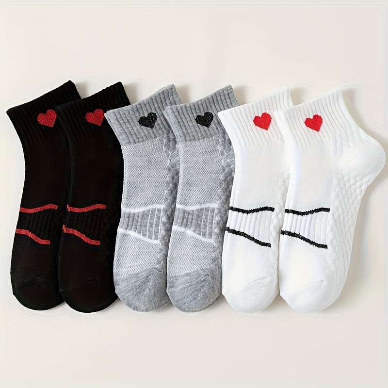 3 Pairs Mixed Color One Size High Elastic Socks