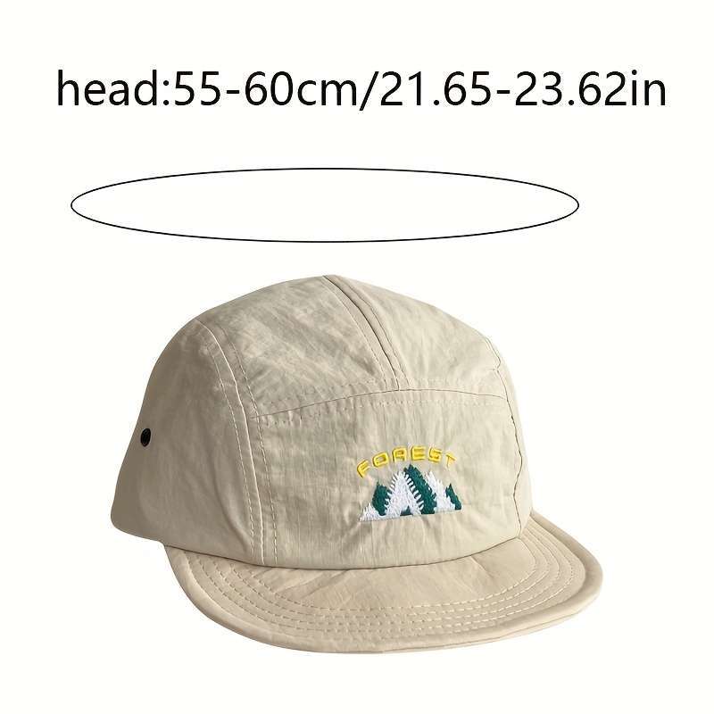 1pc Women'S Outdoor Quick-Drying Short Brim Baseball Hat Women'S Street Soft Brim Five-Piece M