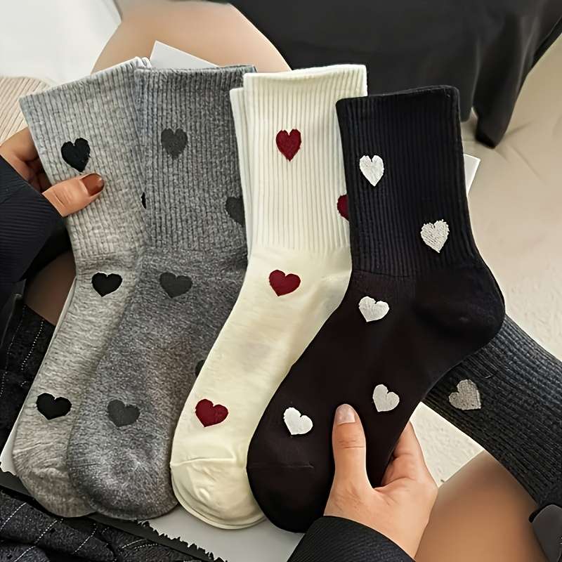 5 Pairs High Elastic Socks
