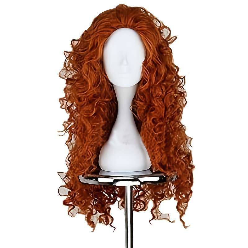 1Pc Dark Brown 66.04cm Fashion Design Wig