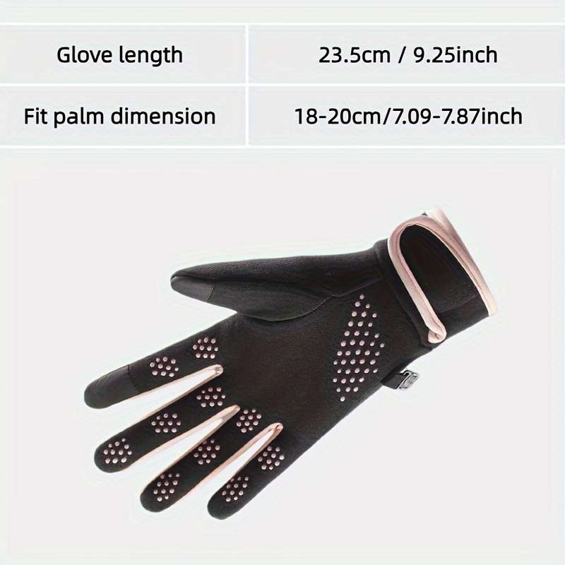 1 Pair Grey Warm Gloves