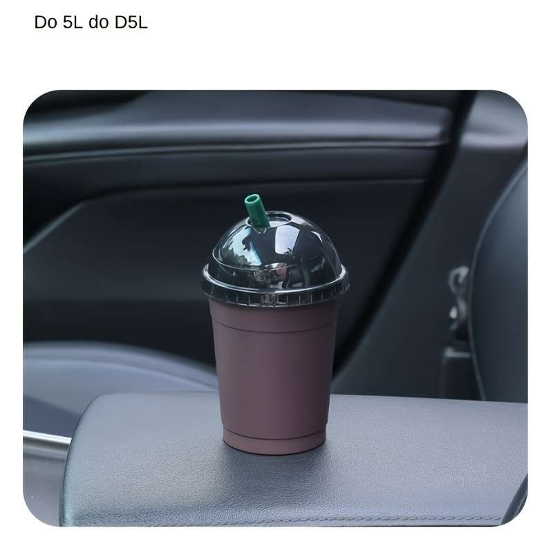 1pc High-Temperature Resistant Car Ashtray with Lid Portable Detachable ABS Ashtray for Coffee C