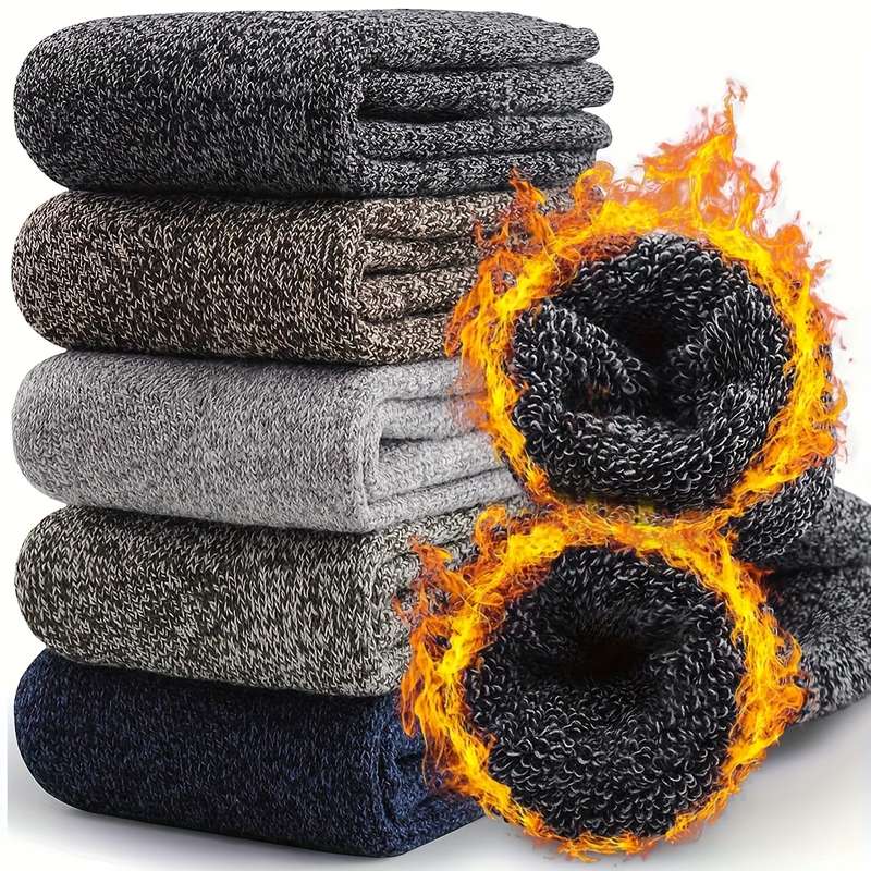 Sock 5 Pairs Black  One Size
