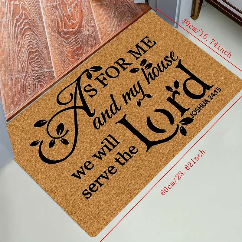 1Pc 23.6x35.4inch 60x90cm Floor Mat