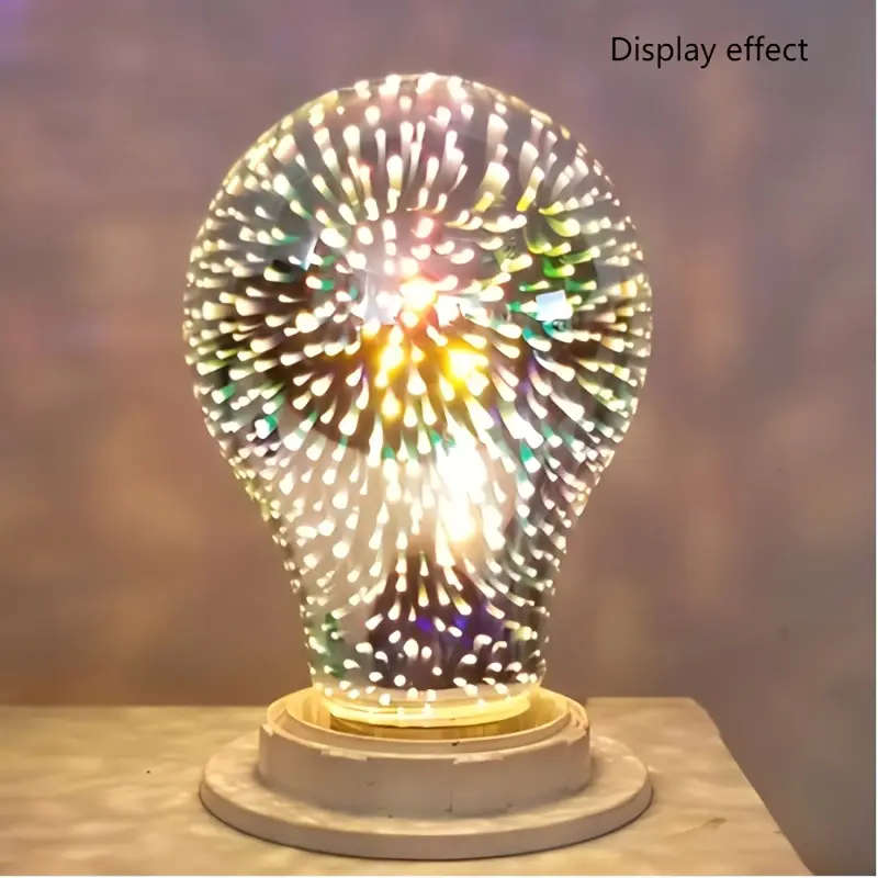 Set of 2 3D 4W Fireworks Bulb
