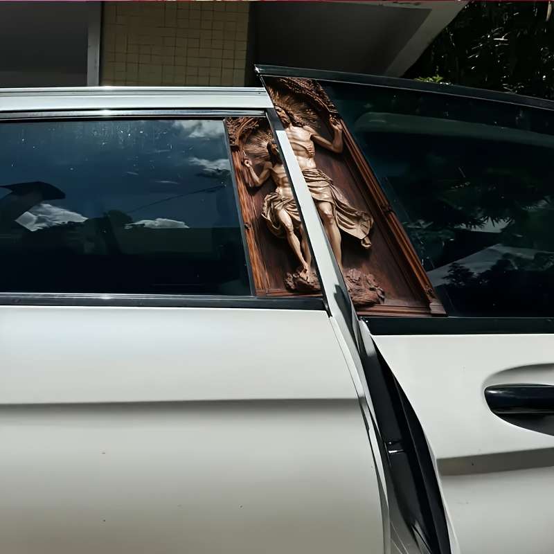 Luxury 2PCS Set  Left And Righ Jesus Christian Themed Stickers