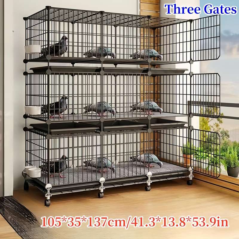 1pc Blue Pet Cage