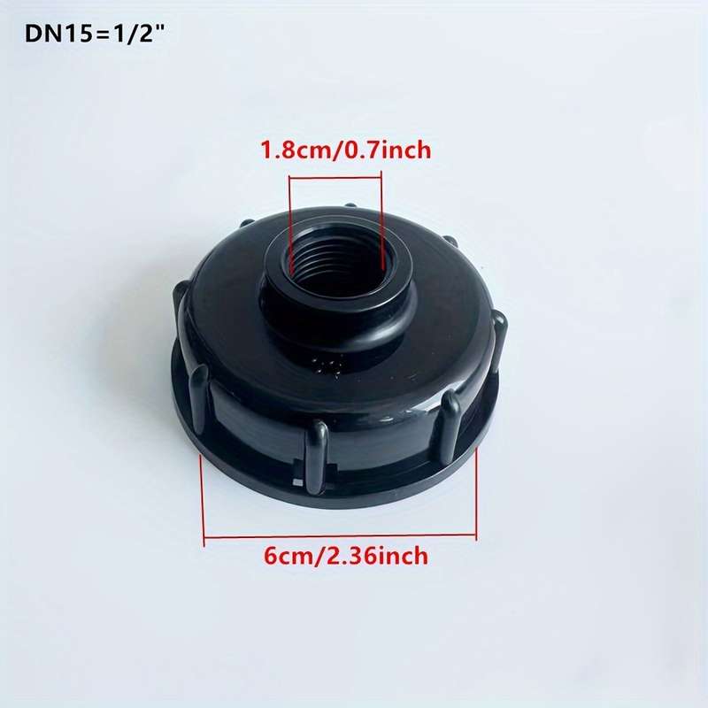 1 Set Ibc Water Tank Outlet Valve Adapter Hose Connector