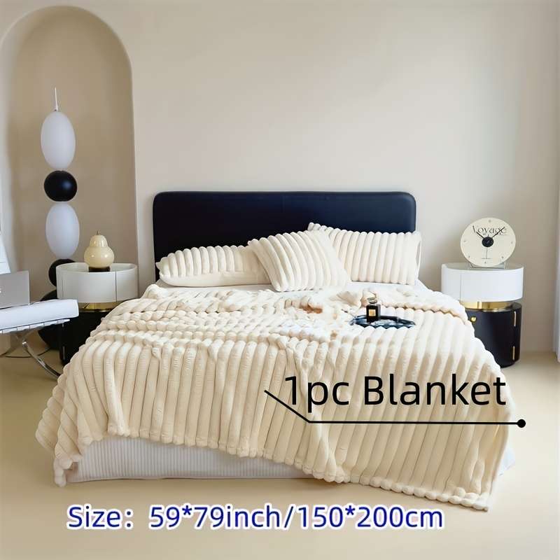 1ps Blanket Color Off White size 180x200CM