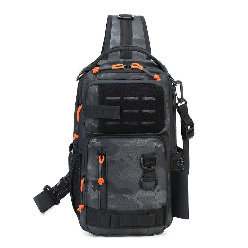1pc Chest Bag New Large Capacity Outdoor Men's Chest Bag Shoulder Bag Men's Multi functional Fashion