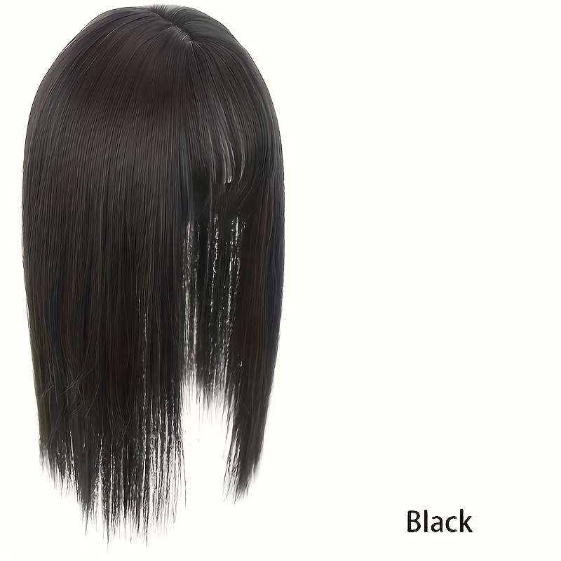 1Pc Dark Brown 35.56cm Fashion Design Wig