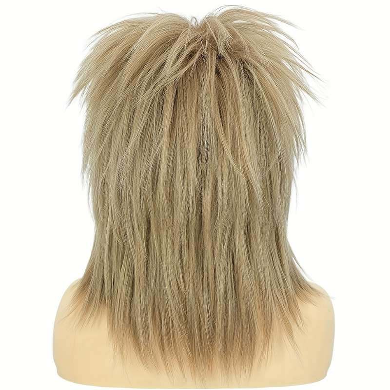 1Pc Blonde 35.56cm Fashion Design Wig