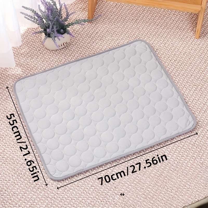 1piece Light Gray Cooling Pad