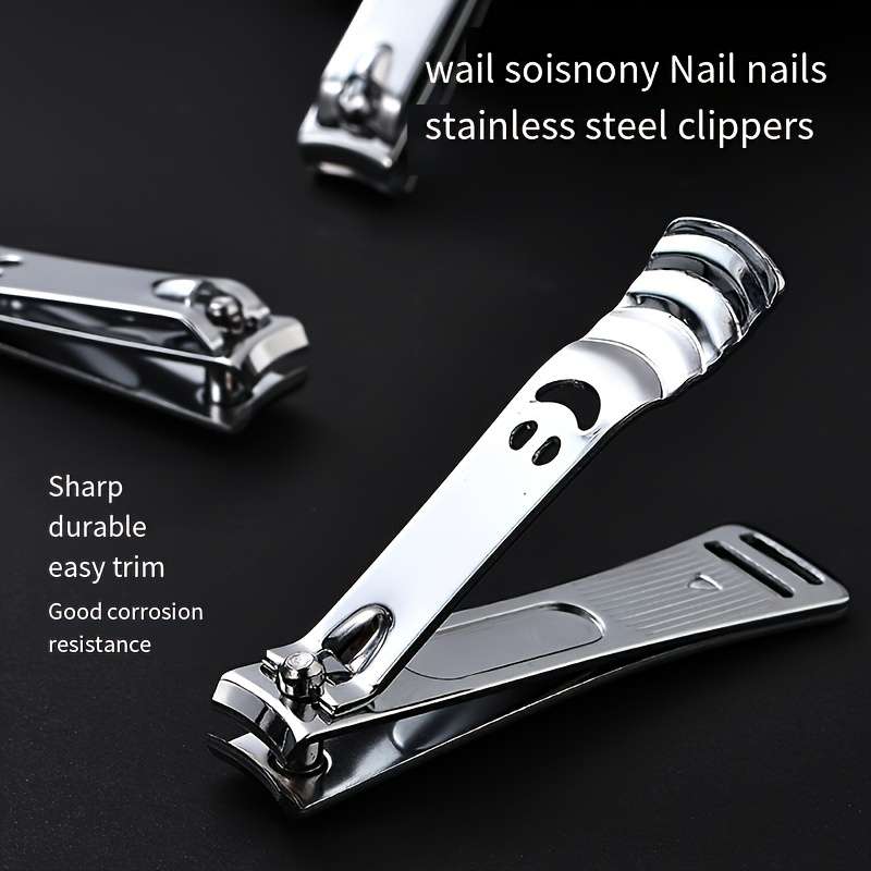 20pcs Classic Style Nail Clippers Set High Carbon Steel Concave Blade Edge Unscented Sharp