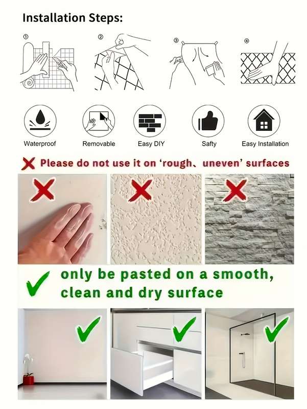 1PC Wall Stickers40x200cm 15.75inx78.74in