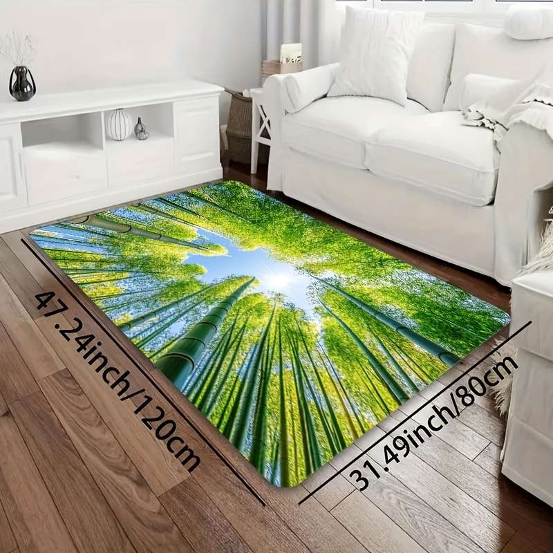 1Pc Green 15.7x23.62inch 40x60cm Floor Mat