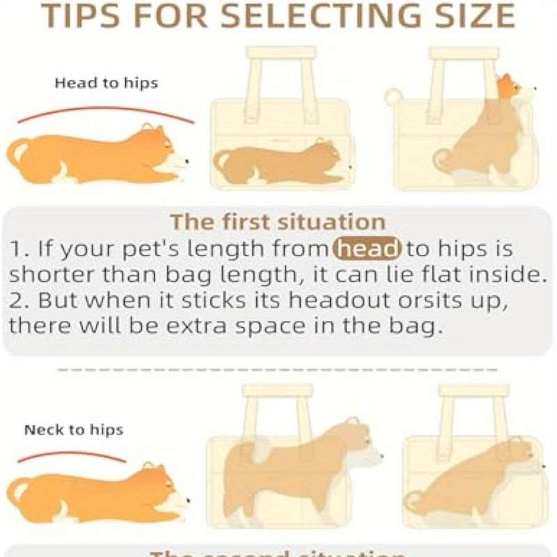 1pc grey Pet Bag