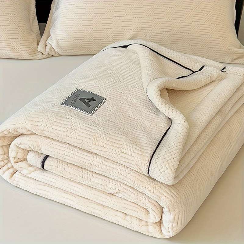 1ps Blanket Color Coffee B size 200x230cm