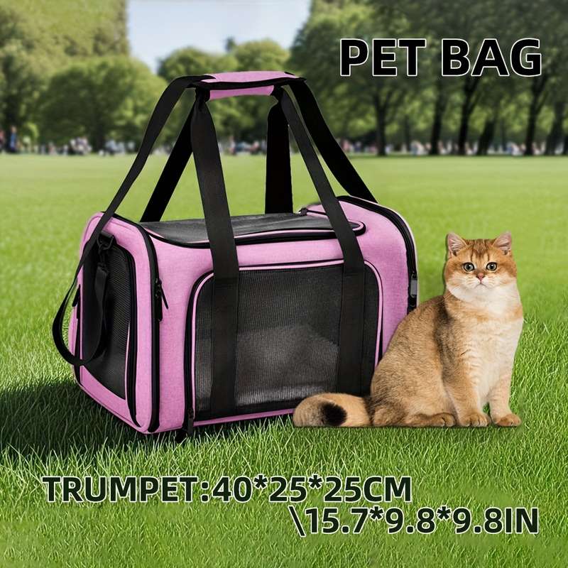 1pc Bluesize Large Size: 45*30*30 cm Pet Bag