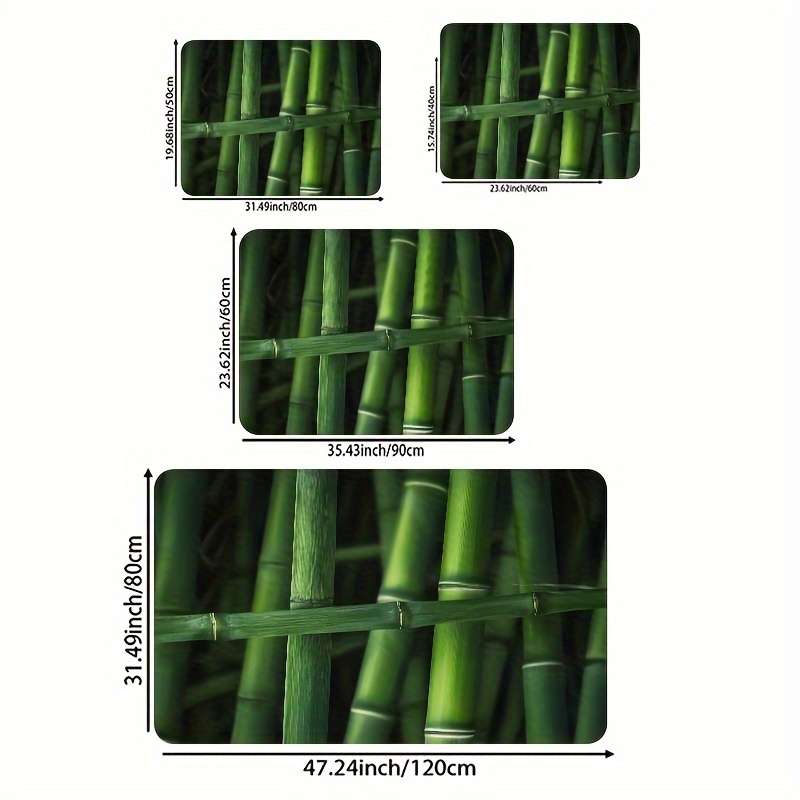 1Pc Green 19.69x31.49inch 50x80cm Floor Mat