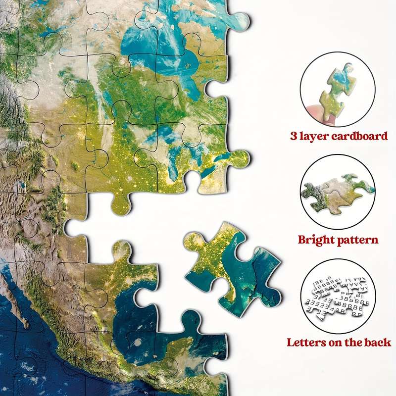 1000pcs Puzzle for Adults Space Earth Jigsaw Puzzles 1000pcs Telescope Planet Close