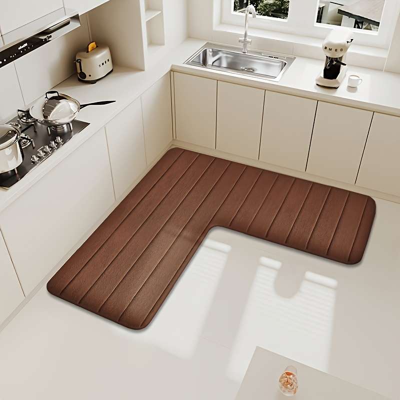 1Pc Brown 120x120x45 47.2x47.2x17.7inch Floor Mat