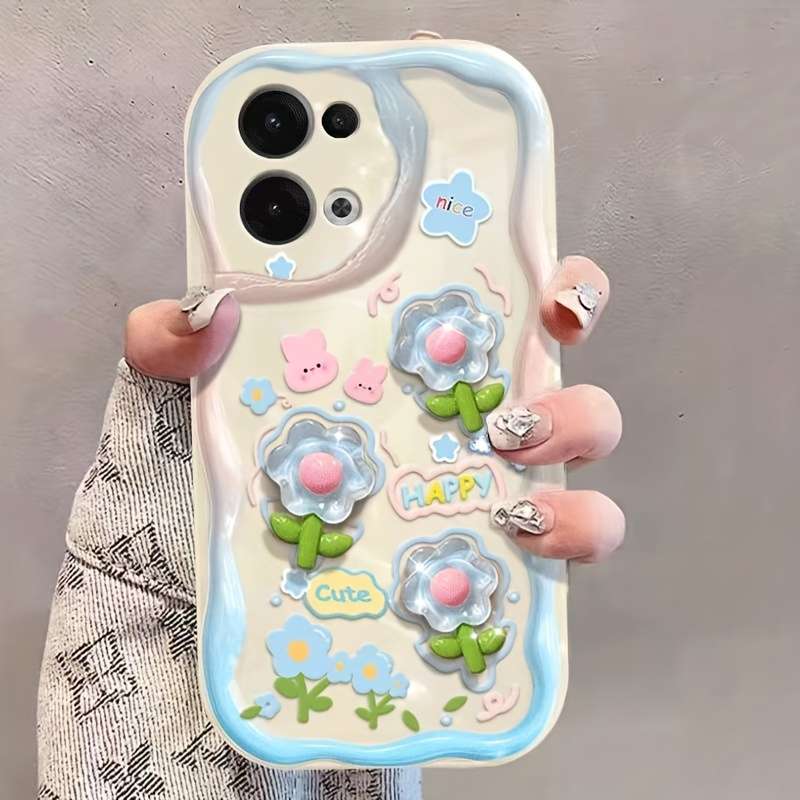 1pc Transparent Blue For Samsung Galaxy S24 FE Phone Cases