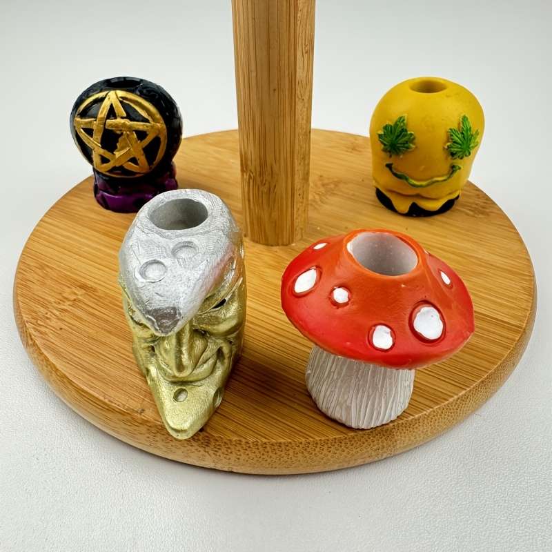 1pc Elegant Unique Avatar Resin Smoke Extinguisher Decorative Home Living Room Accessory Perf