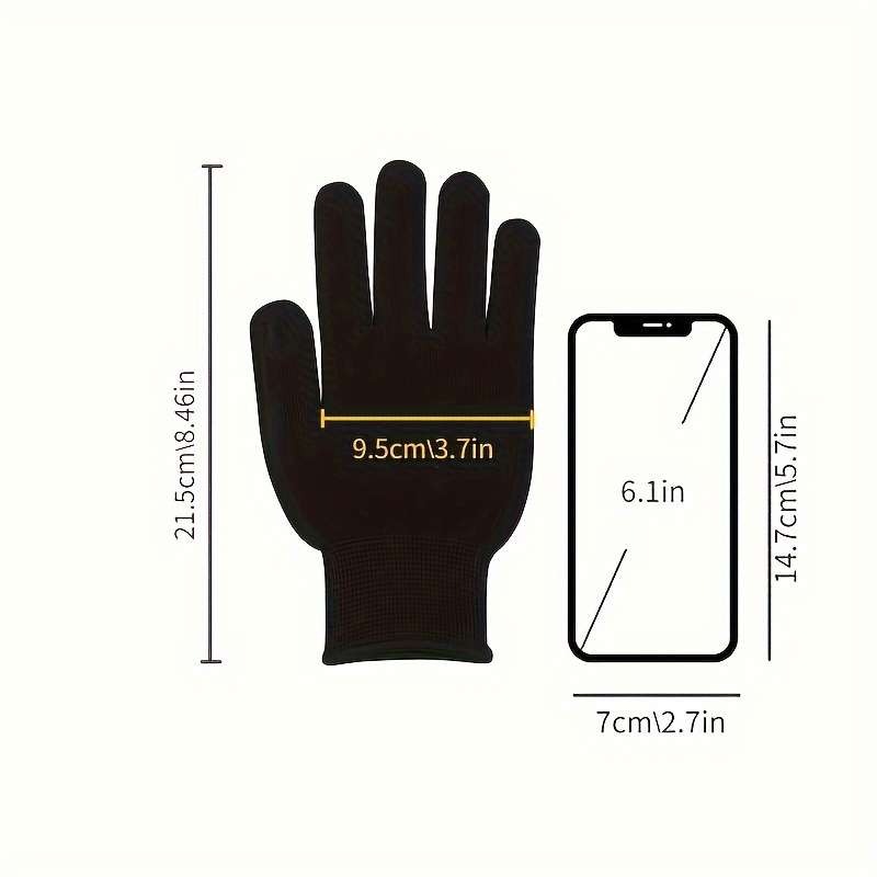 4Pairs BlackAnd Blue Multi Purpose Work Gloves